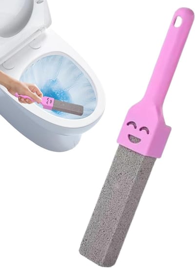 Puimsteen reiniger - Kalkverwijderaar - Badkamer schoonmaken - Ergonomische grip - 1043 inch - Paars