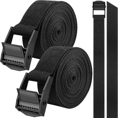 2 Stuks Sterke Spanbanden 300cm met Klemslot - 250kg Draagvermogen