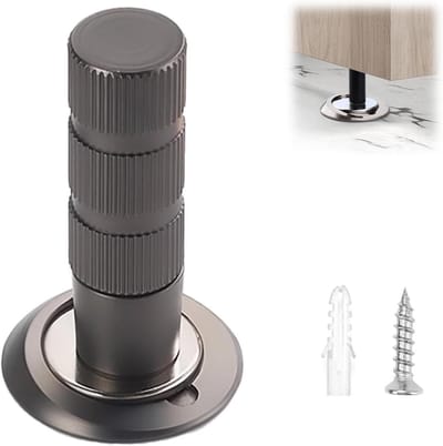 JGS Premium - Ultradunne magnetische deurstopper van zinklegering voor vloer | Geen boren nodig | Schaalbaar voor vloer keramische tegels | Verborgen magnetisch design (1)