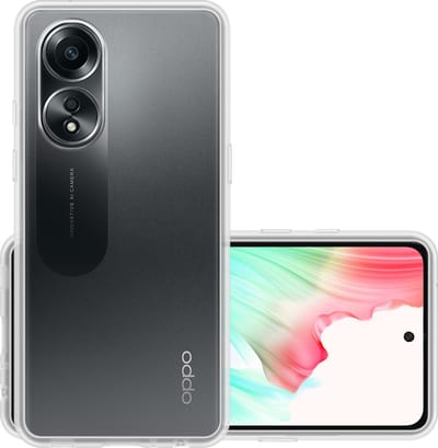 Hoesje - Geschikt voor OPPO A58 - Sterk & Shockproof - Hoes Cover - Siliconen Case - Transparant