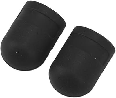 Dailygoods- Remschakelhendelbeschermer Antikras - 1 Paar - Siliconen - Racefiets - Zwart - Bescherming tegen krassen - Remhendelbescherming