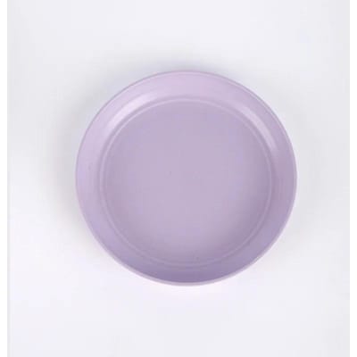 Assiette à dessert ronde empilable, incassable et réutilisable, 15/20 cm, pour salade, dessert, fruits, pour salle à manger, compatible micro-ondes white
