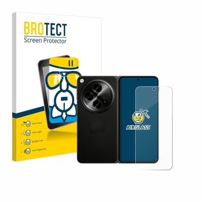 Screenprotector voor OnePlus Open (case-friendly) Beschermglas transparant