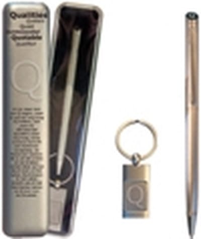 Pen en sleutelhanger giftset letter Q