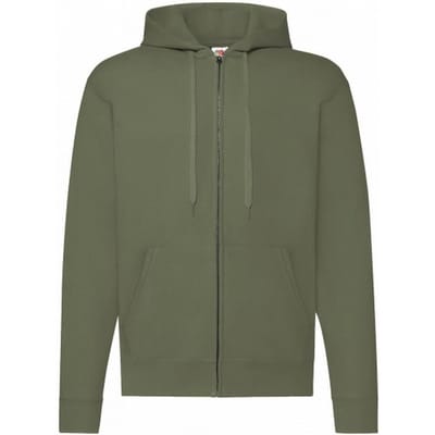 Fruit of the Loom Klassieke herenhoodie (Klassieke Olijf)