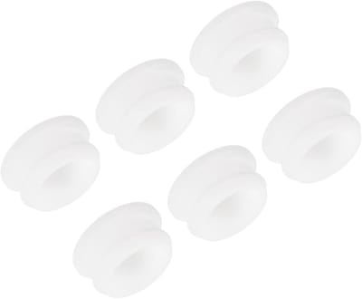 Siliconen Doppen - Rubberen Afdichtingen - Gaten Afsluiten - Hoge Elasticiteit - Diameter 24 mm - Wit