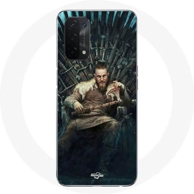 Coque - Maniacase - Oppo A54 5G - Souple - Noir - Vikings Game of Thrones