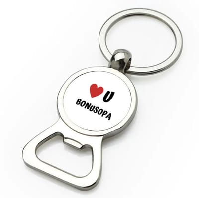 Akyol - love u bonusopa flesopener - Opa - de liefste opa - verjaardag - cadeautje voor opa - opa artikelen - kado - geschenk - 9 bij 3 cm