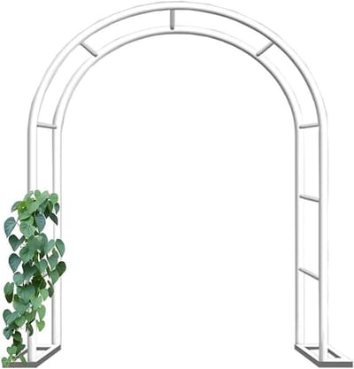 Rozenboog Metaal - Klimplant boog - Tuin Decoratie - Stabiele Basis - H140/240/300cm - Groen