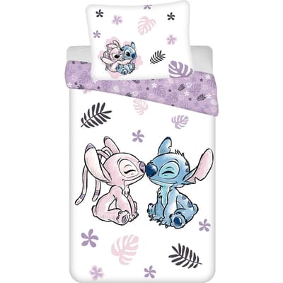 Lilo en Stitch dekbedovertrek Stitch & Angel 140 x 200 cm - 70 x 90 cm - katoen