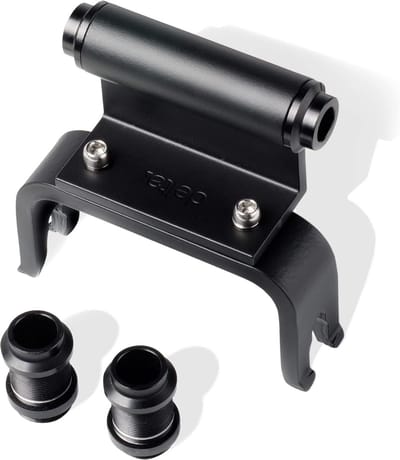Fietshaak voor assen - Fietsbevestiging - Fiets opbergen - Adapter voor dakdrager - 12/15 mm - Zwart