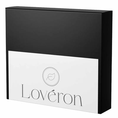 Lovéron kussensloop - Katoen-satijn - 2 stuks - 50x60 cm - Zwart