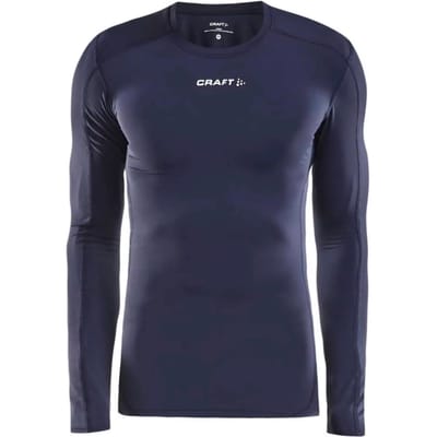 Craft Pro Control Compression Shirt Lange Mouw - Marine | Maat: S