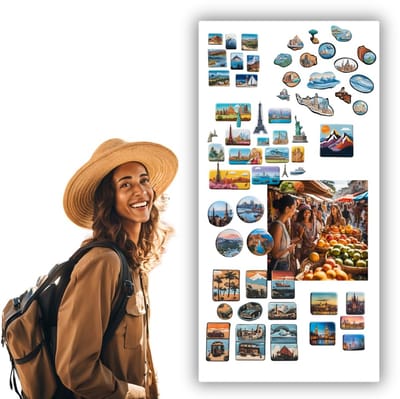 Anwicar Rechthoekige Magneet Bord - Magnetisch memobord - Magnetisch prikbord - Wit