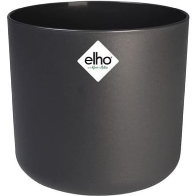 Elho B.for Soft Rond 30 - Bloempot voor Binnen - 100% Gerecycled Plastic - Ø 29.5 x H 27.6 cm - Antraciet