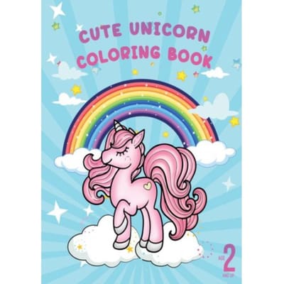 Cute Unicorn Coloring Book - Dhr Hugo Elena
