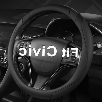 Stuurwielhoes voor Honda Civic, CR-Z, Insight en S2000 - Zwart - 14 tot 14,25 inch - Bescherming en Comfort