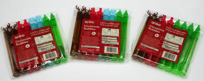 Bellenblaas staafjes kerst 24 stuks