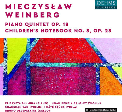 Elisaveta Blumina, Noah Bendix Balgley, Shanshan Yao - Weinberg: Piano Quintet, Op. 18 | Children's Notebook 3, Op. 23 (CD)