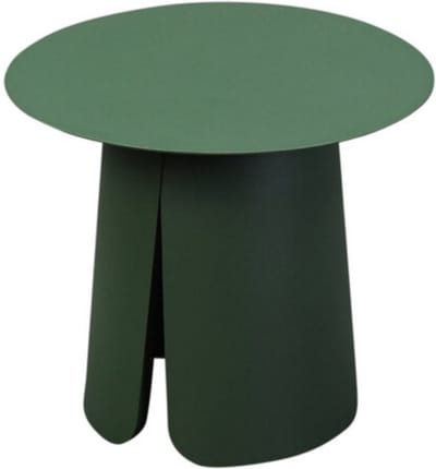 Barolo bijzettafel 45cm rond H39cm aluminium groen