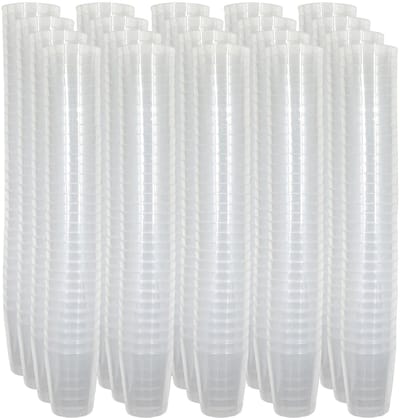Dailygoods- Shotglazen Onbreekbaar - 640 Stuks - Vaatwasserbestendig - Herbruikbaar - Kunststof - Perfect voor Feesten - Borrelglazen