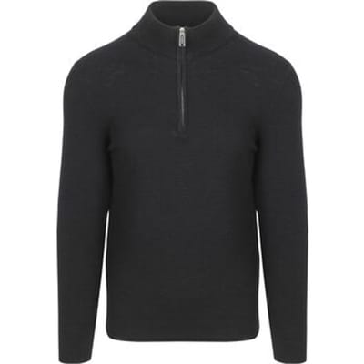 Sweaters Profuomo Half Zip Pullover Structure Navy