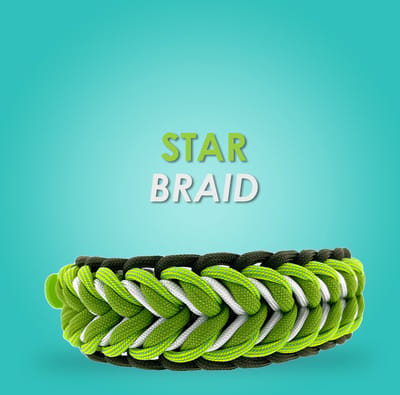 Paracord Star Braid halsband - DIY set