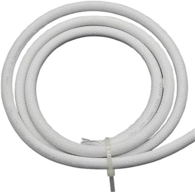 Vlechtmouwen Kabelbescherming - Isolerende Slangenhuid - Draad Organiseren - Hoge Dichtheid PET - 35 mm x 5 m - Wit