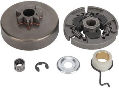 Koppelingsset geschikt voor Stihl MS231, MS241 en MS251 kettingzagen. Gemaakt van zinklegering. Eenvoudige installatie. Zeer sterk en duurzaam.