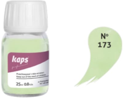 Kaps super color leer & kunstleer verf inc.cleaner - (173) Zacht Groen - 25ml