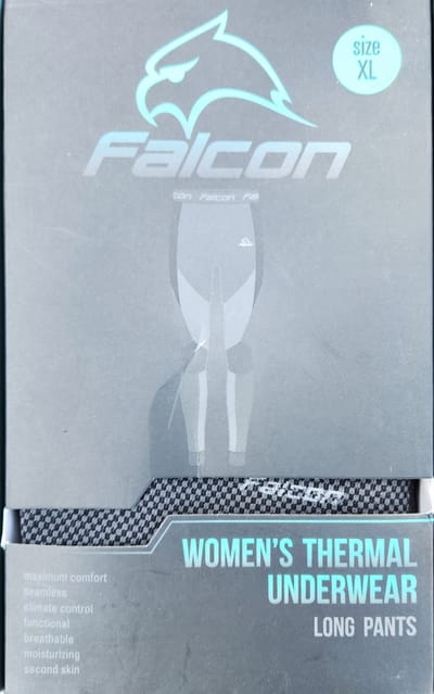 Falcon - Women's thermal underwear - Long pants - maat XL - maximum comfort - seamless - climate control - functional - breathable - moisturizing - second skin