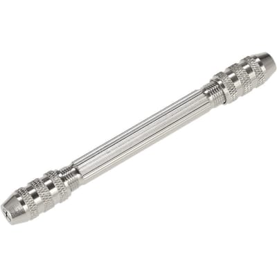 Mini Micro Handboor 10 stuks High-speed Steel Spiraalboren Bits Houder Set DIY Dubbele Chuck HSS Tool