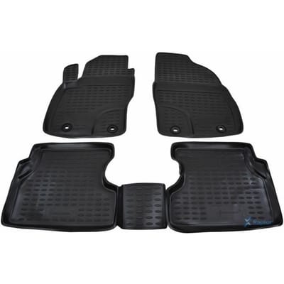 J&amp;J AUTOMOTIVE | Tapis De Sol En Caoutchouc 3D Exclusive Pour Ford Focus 2 2005-2010 zwart
