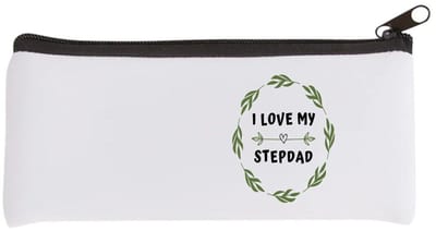 Akyol - i love my stepdad Etui - Papa - liefste stiefvader - vader cadeautjes - vaderdag - verjaardag - geschenk - kado - 20 bij 9 cm