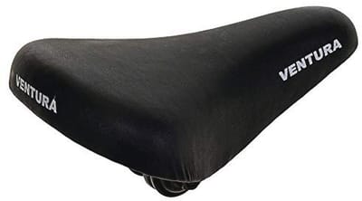 Kinderzadel voor 12" en 16" fietsen - Zwart, met Klem, 210 x 138 mm