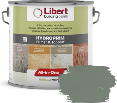 Libert Hydroprim – Isolerende Primer & Afwerkingslaag – 2-in-1 – Binnenmuurverf – Cricket PE053 – 10L