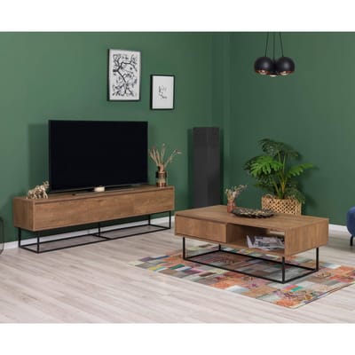 Set van TV-meubel en salontafel Laxus | Kalune Design
