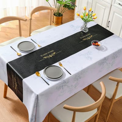 Luxe Thuis Waterdicht Oliebestendig Hittebestendig Tafelkleed Eenvoudig Koffietafelkleed Doek Tafelmat Huishoudelijk 90x150cm