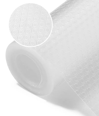 Drawer Liner 30x300 cm - Transparant Dots Motief - Waterdichte Kast & La Voering voor Keuken, Badkamer, Koelkast - Anti-Slip Plank Bescherming Rol 3 Meter