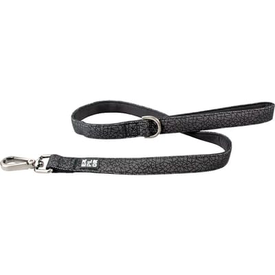 Duvoplus - Uitlaatriem Voor Dieren - Hond - City Ny Leiband Nylon Reflecting S-m 120cm/15mm Zwart - 1st