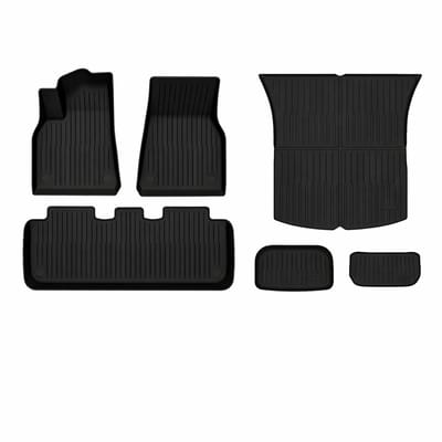 Tesla Model Y Interieurmatten + Trunk Rubber 2021-02.2025 - Interieur Accessoires