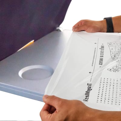 Wegwerp dienbladhoezen - Reis placemats - Vliegtuig reizen - Extra hygiënische laag - 20 stuks - Origineel
