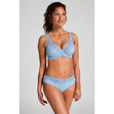 Hunkemöller Dames Lingerie Brazilian Diva - Blauw - maat S