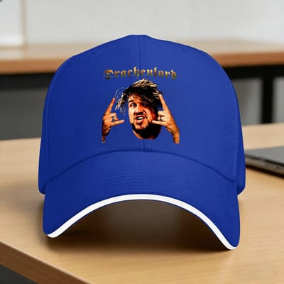 Mème Drachenlord Casquette de Baseball Soleil Été Unisexe Hommes Logo Personnalisé Casquette Trucker Dropshipping Vintage Kpop Rock Casquettes de Baseball One Size blue