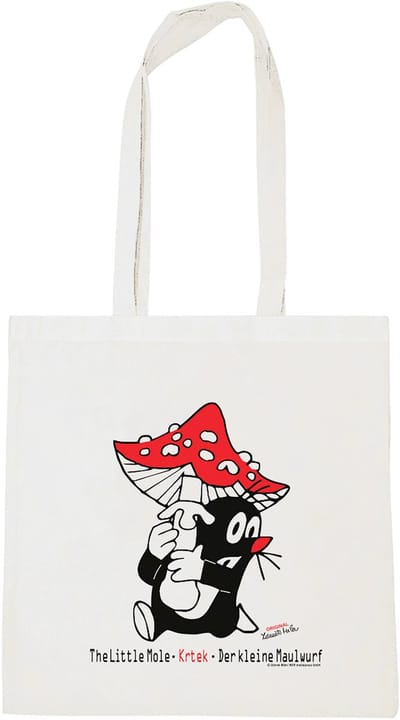 Logoshirt Baumwolltasche Der kleine Maulwurf - Pilz