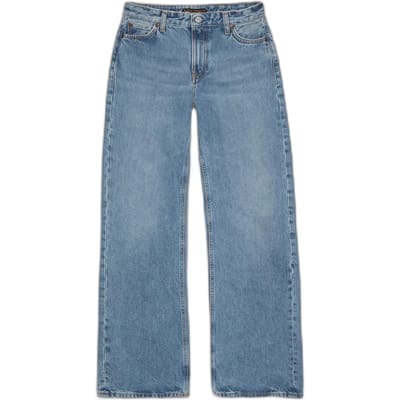 Dames Loose Jeans Nudie Jeans Wide Heidi Worn Treasure