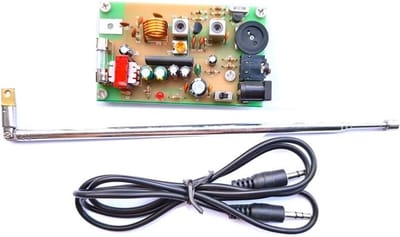Radiozender Plaat - AM Zender Kit - Radio Hobby - Glasfrequentie Stabilisatie - 18 x 10 x 4 cm