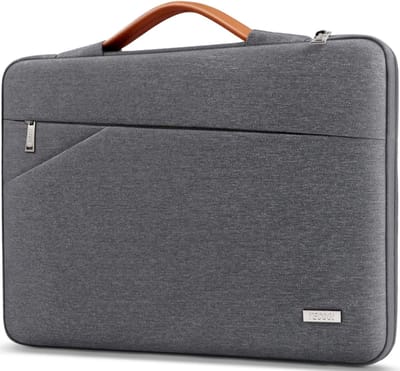 Dailygoods - TECOOL 16 inch laptophoes Sleeve, Waterdichte Laptop Case Beschermhoes Laptoptas voor MacBook Pro 16 M4 M3 M2 M1(2019-2024), 16'' ASUS Acer Lenovo Dell HP Laptop Notebook, Donkergrijs