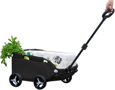 Huisdierenbuggy - Hondenwagen Kattenkar - Dieren Vervoeren - Opvouwbaar Lichtgewicht - 51 x 35 x 23 cm - Blauw