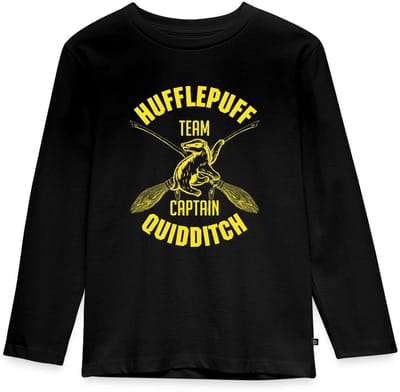 Harry Potter Hufflepuff Team Captain Quidditch Premium T-Shirt Kinderen